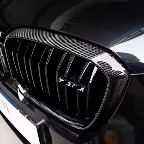 Real Carbon Fiber Front Air Intake Grille Carbon Fiber Front Bumper Grill For BMW X3 X4 G01 G02 X3M 