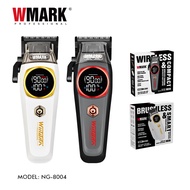 WMARK NG-8004 Professional wireless charging hair clipper Brushless motor DLC blade sharp and wear-r