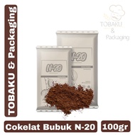 Cokelat Bubuk N-20 Repack 100gr - KAKAO Bubuk - COCOA POWDER - Coklat Bubuk N20 Murah Terlaris