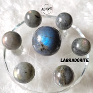 [ACHVS X The Crystal Clear Shop] 7 star array - Fengshui Display (High Quality Labradorite, Amethyst) Wealth and Healing