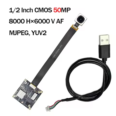 CMOS IMX766 48MP/50MP 8160Hx6120V HD USB2.0 Camera Module Driverless PDAF Auto Focus MJPEG,YUY2 Plug