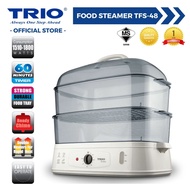 Trio Food Steamer 43L With Low Sugar Rice Bowl | Extra Large Capacity | Healthier Cooking | Family M