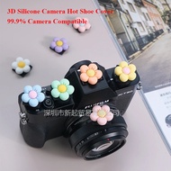 3D Hot Shoe Cover Soft Silicone Universal Flash Protector for Canon G7X G1X R5II for Fuji XT10 XT3 X