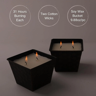 {FGYKJYJK} Outdoor Candles 2 PackCamping Candle Bucket for Backyard Repel MosquitosLemon Eucalyptus