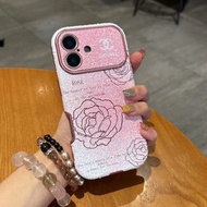 iPhone 手機保護套 CHANEL 亮片粉色8 手機殼 禮物 手機袋 保護套 蘋果 手機