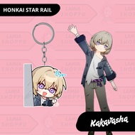 GANTUNGAN Honkai Star Rail Keychain | Ganci Kakavasha HSR | UV Acrylic Merch Keychain 2 Sides Laser 