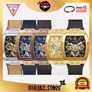 [100% Original & Free Bracelet] Guess Silicon Sports Men's Watch Jam Tangan GW0202G4 GW0202G3 GW0202