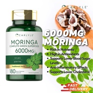 Carlyle Moringa Oleifera | 180 Capsules | Complete Green Superfood | from Moringa Leaf Powder