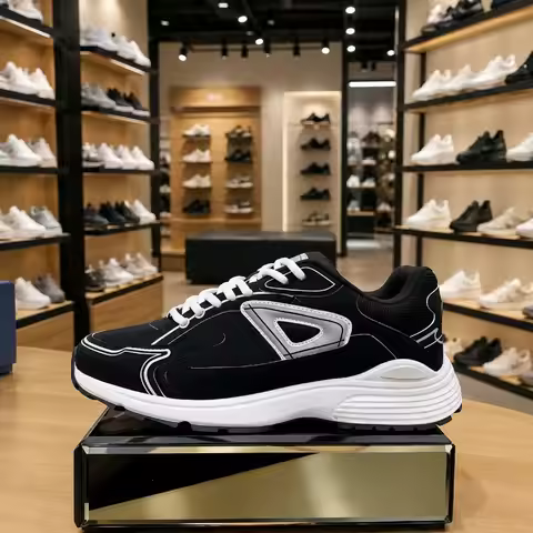 2026 Fashionable Men Shoes B30 Comfortable Women Mesh Lace Up Round Running Shoe Design For Daily Ca