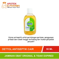 Dettol Antiseptik Cair Isi 95 ml Original Reckitt Benckiser