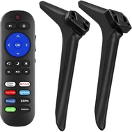 TV Legs for Hisense TV Stand with Remote Compatible with Hisense Roku TV & Roku Players, Not for All