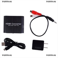 ✔∋❒BB HDMI Audio Extractor 4K 60Hz 5.1 ARC HDMI Splitter Extractor Optical TOSLINK SPD[MY]