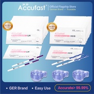 ACCUFAST 20 Pcs Ovulation Predictor Test kit and 20Pcs Pregnancy Fertility Test Kit for Women