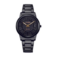 Citizen Eco-Drive Black Dial With Black Stainless Steel Strap Women Watch FE6017-85E