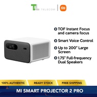 Xiaomi Mi Smart Projector 2 Pro - 1300 ANSI LumensCertified | Android TVCertified NetflixTOF| Instant FocusOmni-directional | Auto-correction