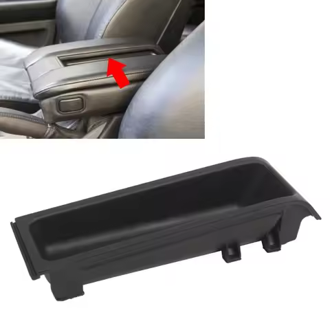 1pc Black Armrest Storage Tray 51168215943 For BMW E39 E38 525 528 530 740 745 Car Interior Storage 