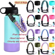 Aquaflask Rope Hydroflask Boot Tumbler Silicone Boot 9/7.5cm Paracord Bottle Protective Accessories Tumbler hot and cold aqua flask tumbler original
