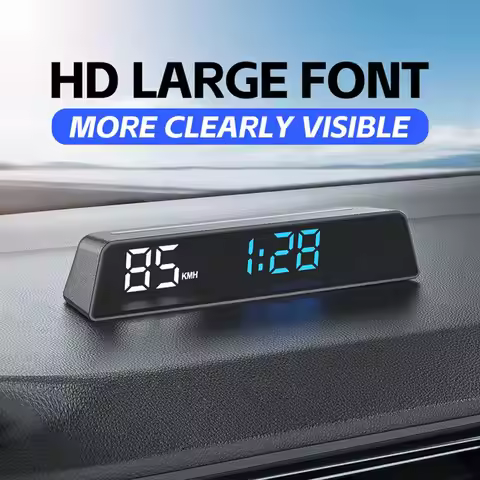 Driving Safety Car HUD Altitude Meter DC Voltage Compatibility Dashboard Installation GPS Update Rat