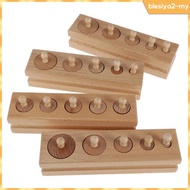[BlesiyaedMY] Knobbed Cylinders Socket Early Educational Kids Math Skills IQ Motor Skills
