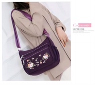Tas Selempang Chibao bordir bunga motif terbaru dengan 5 slot