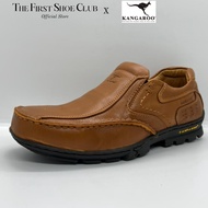 Kangaroo Men Premium Leather Casual Slip-On Low Cut Vintage Boot Shoes Kasut Lelaki Kulit Boot 9015 (BIG SIZE)