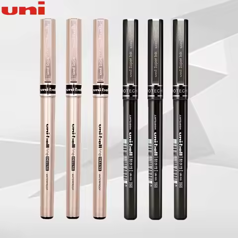 Mitsubishi Uni Japan UB155 ball pen 0.5 0.7mm water resistant rollerball Gel Signing ручка Black/Blu