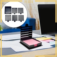 [Perfk] Sticky Note Stencil Post Note Holder,Sticky Notes Dispenser Sticky Note Holder for School