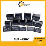 5uF 450VAC fan capacitor SENJU CBB61