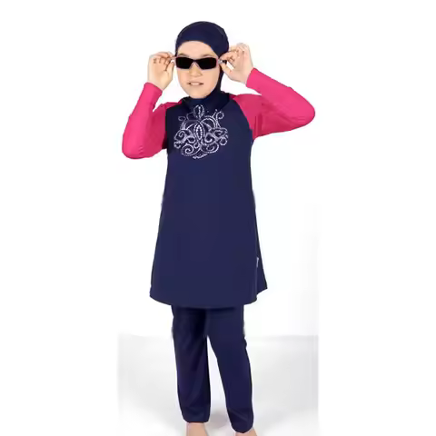 Girl muslim swimwear Child swimsuit islamic swimwear For little Girl Islamic Clothing