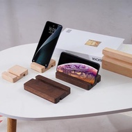 創意實木雙槽手機支架懶人用多功能ipad平板桌面簡約多個裝手機座