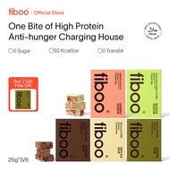 [Buy 2 Free 1] Fiboo Protein Bar High Protein 6.3g Fiber 3.2g Meal Replacement Diet Snack Double Lay