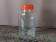 南美洲食品公司：老玻璃罐（氣泡玻璃、方罐、食品罐、糖果罐、老玻璃器皿、企業品牌收藏）