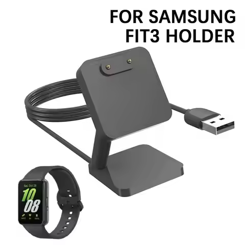 Desktop Stand Charger Adapter USB Charging Cable Dock Station Holder For Samsung Galaxy Fit 3 R390 S