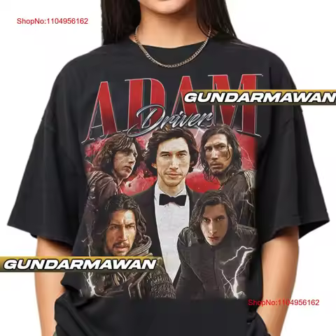 Limited Adam Driver Vintage T Shirt For Woman and Man Timnas vintage Washed Breathable Stretched Com