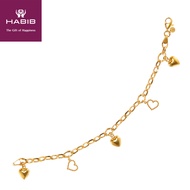 HABIB Oro Italia 916 Yellow Gold Bracelet GW36420720