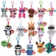 [BUY 1 FREE 1] ORIGINAL TY BEANIE BOOS VARIED PLUSH 4 INCH KEY CHAIN AND BACKPACK CLIP (TY006C)