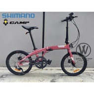 Camp Maven Folding Bike Shimano Altus 9spd