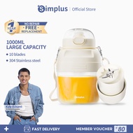 Simplus Juicer Juice Blender Fruit and Vegetables 1000ML Protable Electric Fruit Juicer Fruit Extrac