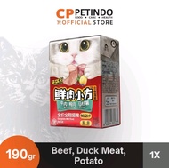 Kicthen Flavor Cat Wetfood Beef Duck Meat Potato 190gr Makanan Basah Kucing KF