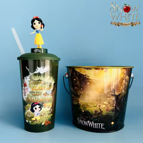 Disney Snow White Topper Cup Figurine 22oz Popcorn Bucket Exclusive Theater Memo Collectible Fans Gi