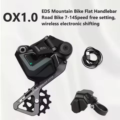 2025 WHEELTOP EDS OX Mountain 1.0/2.0 groupset MTB Wireless Electronic Transmission,7-13Speed adjust