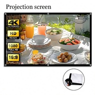 Simple Household Outdoor Wall Mounted Foldable Soft Screen - Suitable For Outdoor Camping, Beaches, 