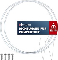 2 Set Pump Pot Seal Repair Kit 12005744 for Error E15 Diameter 182 mm | Mellbree Dishwasher Replacem