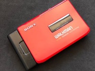 付美金九折@7.8 超極罕法拉利紅色 Sony Walkman WM-EX70 懷舊 隨身聽 錄音機 卡帶機 不是 Discman CD MD