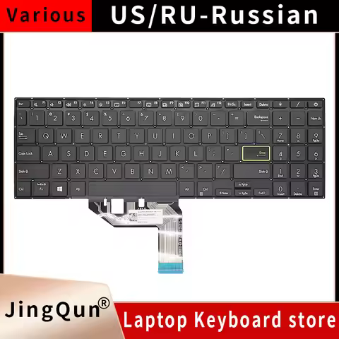 New US Russian Backlit Keyboard for ASUS VivoBook 15 X513 M513 K513 X513EA X513EP X513EQ X513IA X513
