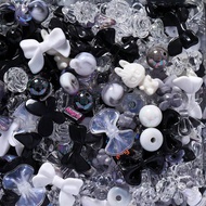 30g/1.06oz 1-3cm Randomly Mixed Acrylic Bead Material Can Be Used To Make Women's Bracelets, Necklac