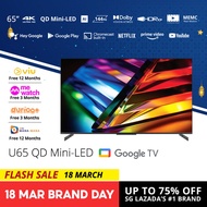 PRISM+ U65 QD Mini-LED 4K UHD HDR10+ AI Google TV 65 inch