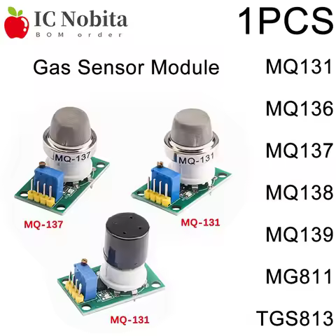 1PCS MQ-131 MQ-136 MQ-137 MQ-138 MG811 Gas Sensor Detect O3 H2S NH3 CH2O Formaldehyde Hydrogen Sulfi