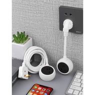 Power Extension Cord Socket Household 10A Two Three-Pin Plug Multi-Function Charging Plug Board with