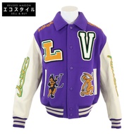 二手路易威登 HNL90EMJY 多色拼接皮革棒球包，50碼，Virgil Abloh 設計，日本國內正品